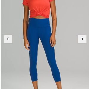 Lululemon Fast & Free High-Rise Crop 23" (NWT)